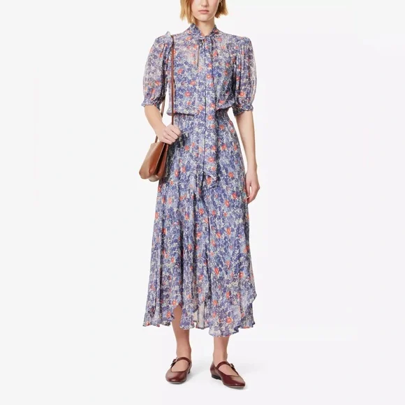 princess polly baby blue dress Buy Ralph Lauren Floral Georgette Drop-waist Dress - Cream/blue Multi At  26% Off